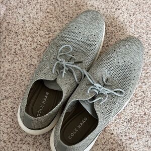 Cole Haan Men's Light Green/Gray Knit Sneakers